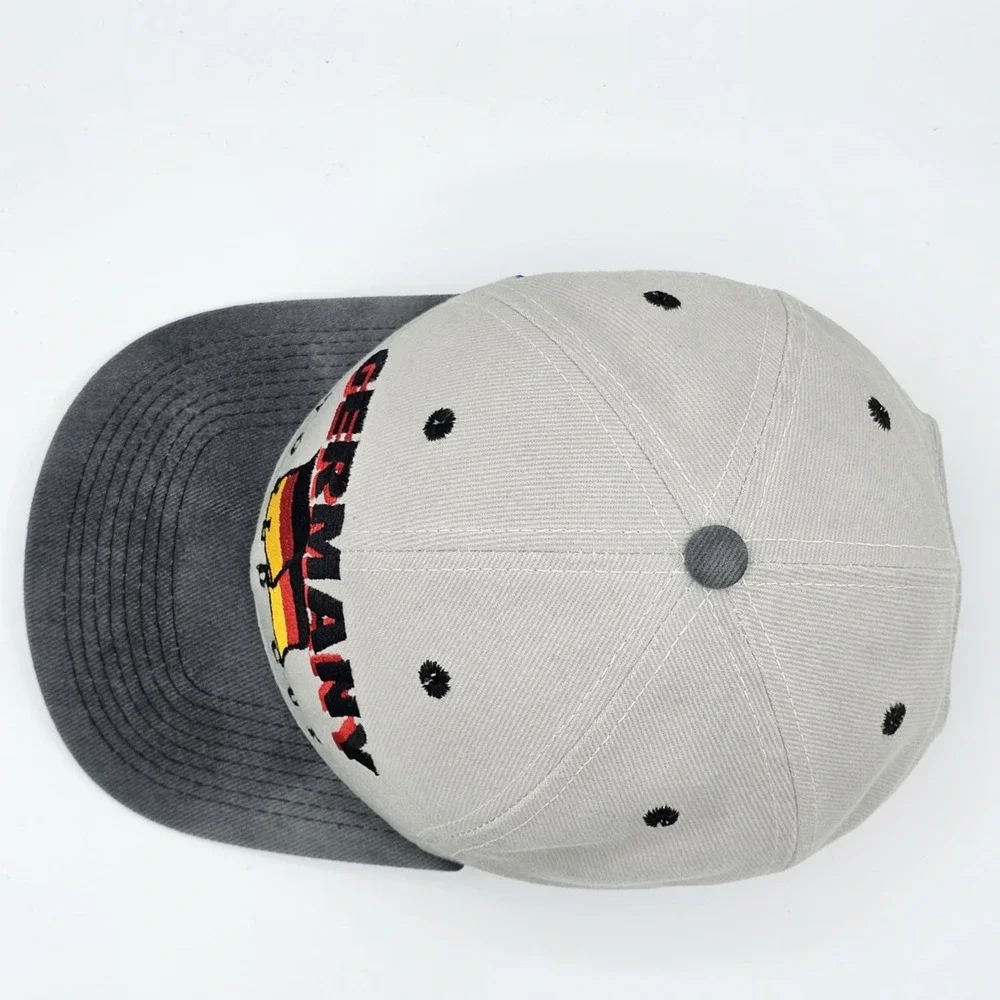 Germany Soccer Vintage 90s World Cup 98 Snapback Hat -Stitched On Logos